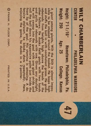 Retro di Wilt Chamberlain