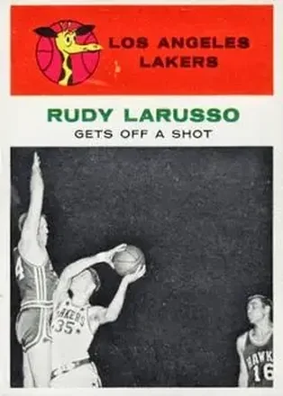 1961-62 Fleer #57 Rudy LaRusso