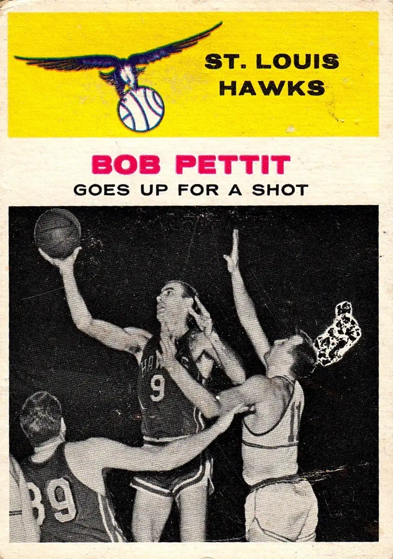 1961-62 Fleer #59 Bob Pettit