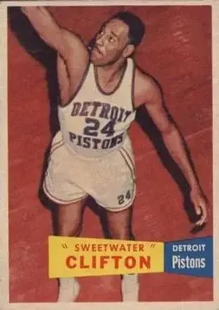 1957-58 Topps #1 Nat Clifton