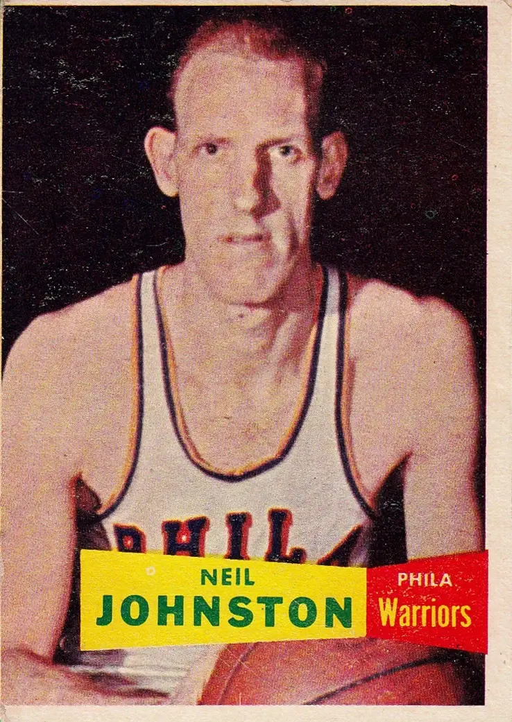 1957-58 Topps #3 Neil Johnston