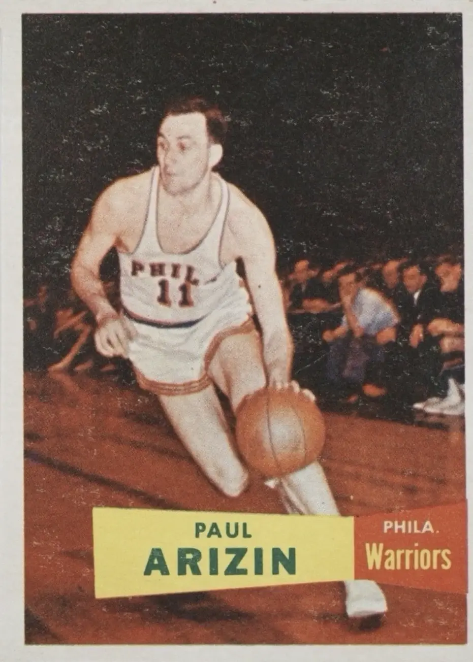 1957-58 Topps #10 Paul Arizin