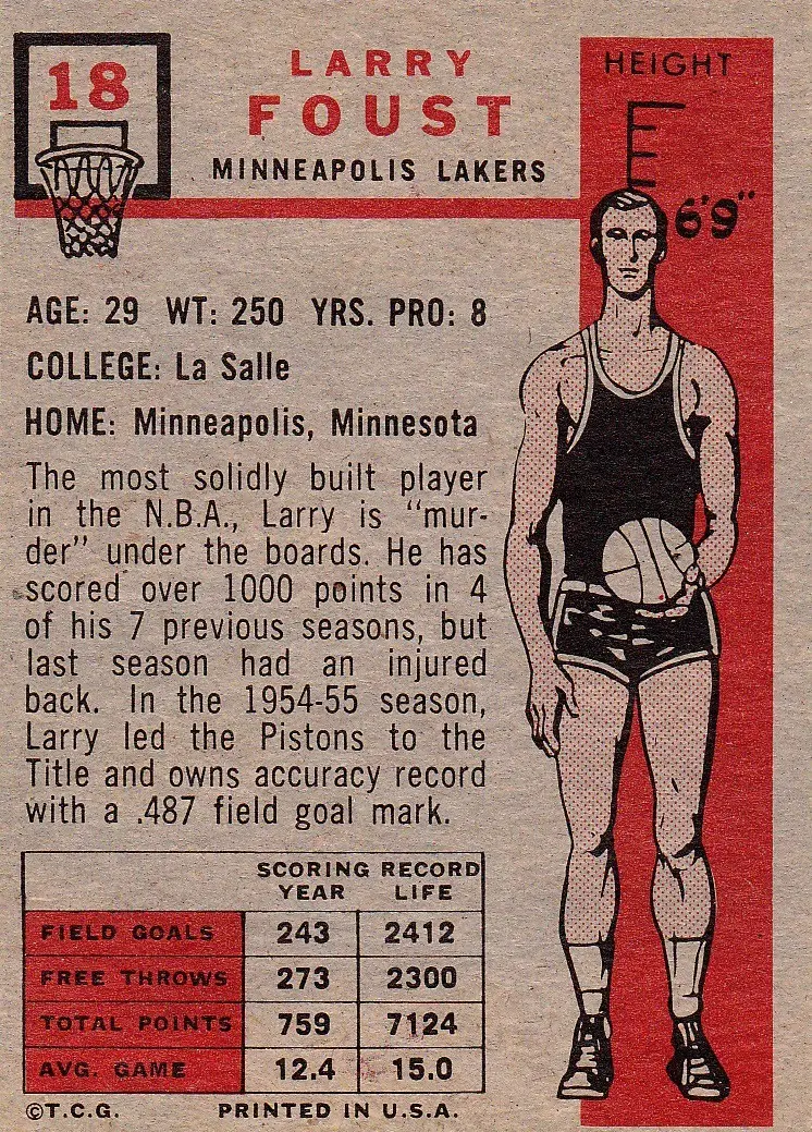 Back of Larry Foust