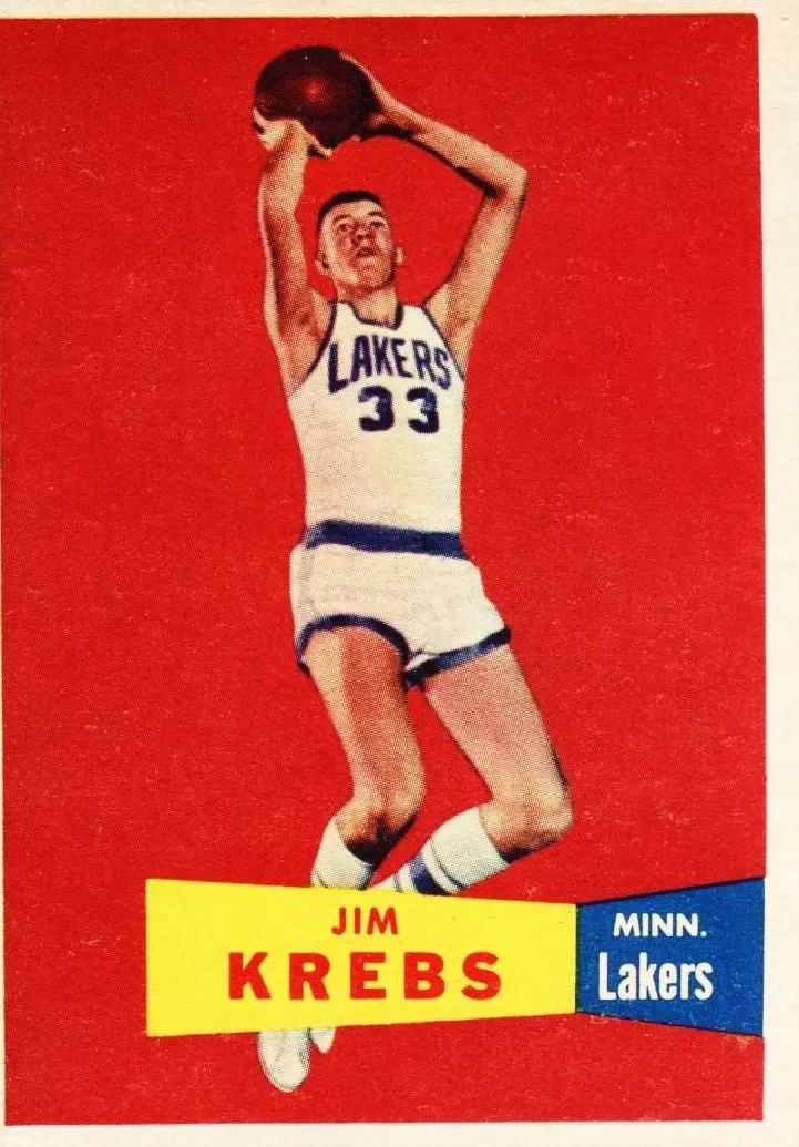 1957-58 Topps #25 Jim Krebs