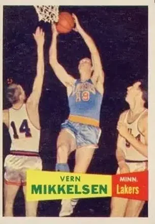 1957-58 Topps #28 Vern Mikkelsen