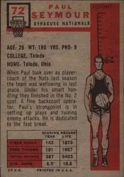 Back of Paul Seymour