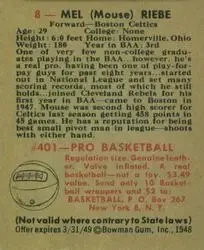 Back of Mel Riebe