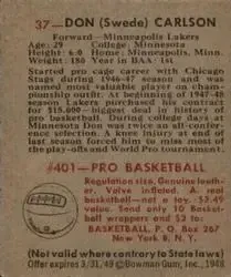 Back of Don Carlson