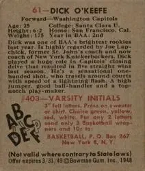 Back of Dick O'Keefe