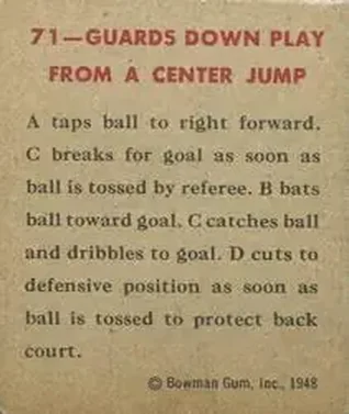 Back of Card #71
