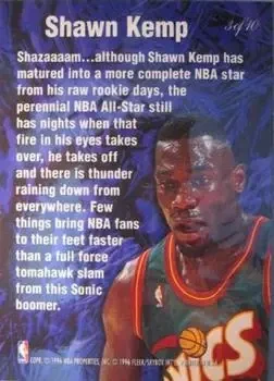 Back of Shawn Kemp