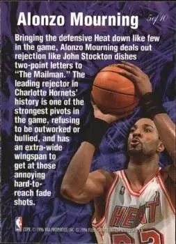 Back of Alonzo Mourning