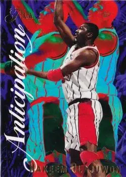 1995-96 Flair #6 Anticipation Hakeem Olajuwon