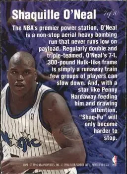 Back of Shaquille O'Neal