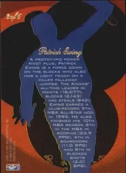Back of Patrick Ewing