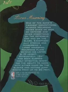 Back of Alonzo Mourning