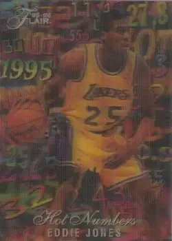 1995-96 Flair #3 Hot Numbers Eddie Jones