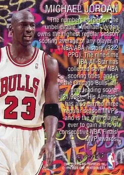 Back of Michael Jordan