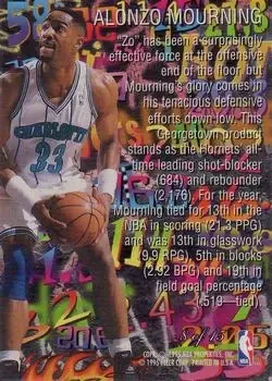 Back of Alonzo Mourning
