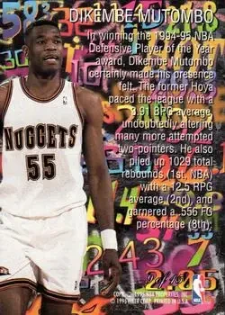 Back of Dikembe Mutombo