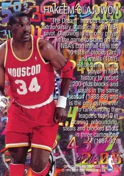 Back of Hakeem Olajuwon