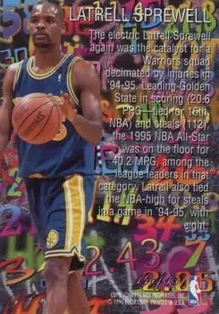 Back of Latrell Sprewell