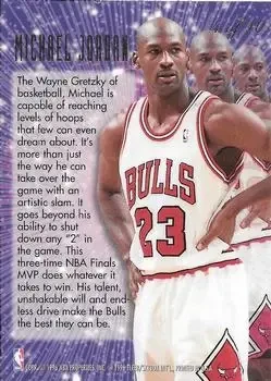 Back of Michael Jordan