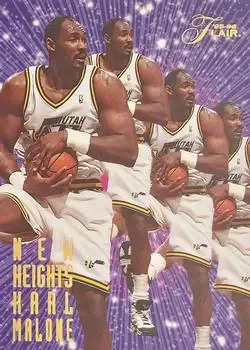 1995-96 Flair #6 New Heights Karl Malone