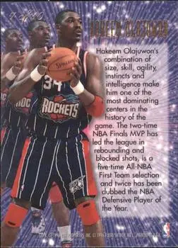 Back of Hakeem Olajuwon