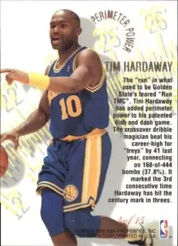 Back of Tim Hardaway