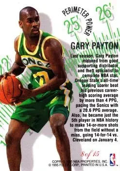 Back of Gary Payton