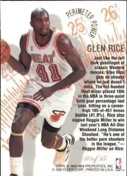Back of Glen Rice