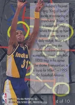 Back of Reggie Miller