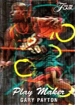 1995-96 Flair #5 Play Makers Gary Payton