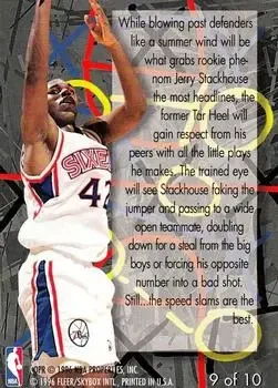 Back of Jerry Stackhouse