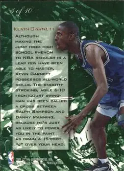 Back of Kevin Garnett