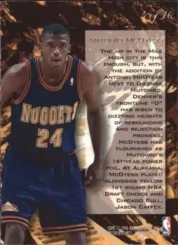 Back of Antonio McDyess