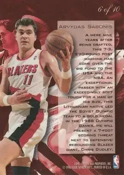 Back of Arvydas Sabonis