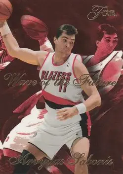 1995-96 Flair #6 Wave Of The Future Arvydas Sabonis