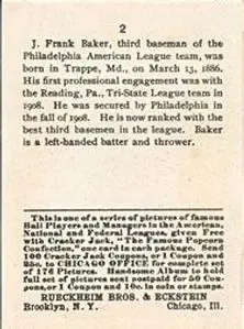 Back of Frank Baker
