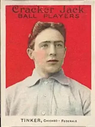 1915 Cracker Jack (E145) #3 Joe Tinker
