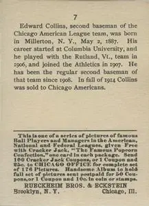 Back of Eddie Collins