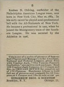 Back of Rube Oldring