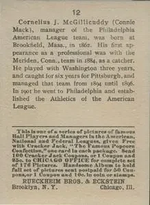 Back of Connie Mack