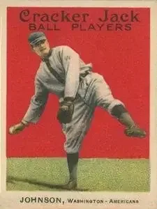 1915 Cracker Jack (E145) #57 Walter Johnson