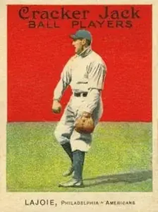 1915 Cracker Jack (E145) #66 Nap Lajoie
