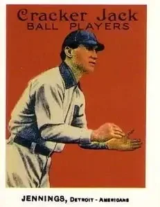1915 Cracker Jack (E145) #77 Hughie Jennings
