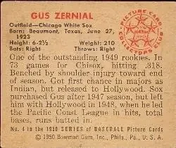 Back of Gus Zernial