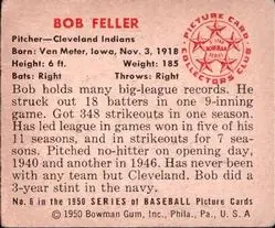 Back of Bob Feller