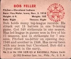 Back of Bob Feller